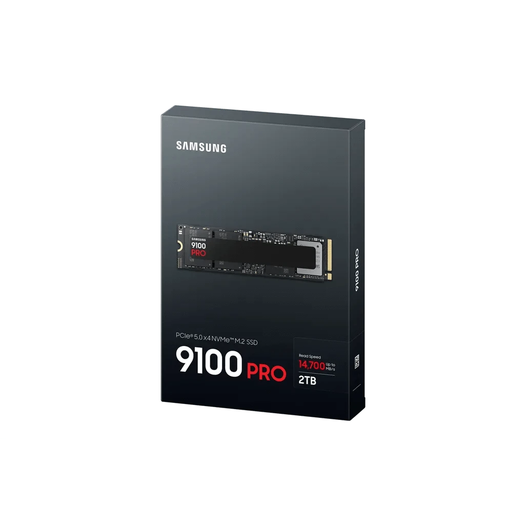 GUNMANSA Samsung 9100 PRO PCIe® 5.0 NVMe™ M.2 SSD - 2 TB, 2 TB, M.2, 14700 MB/s