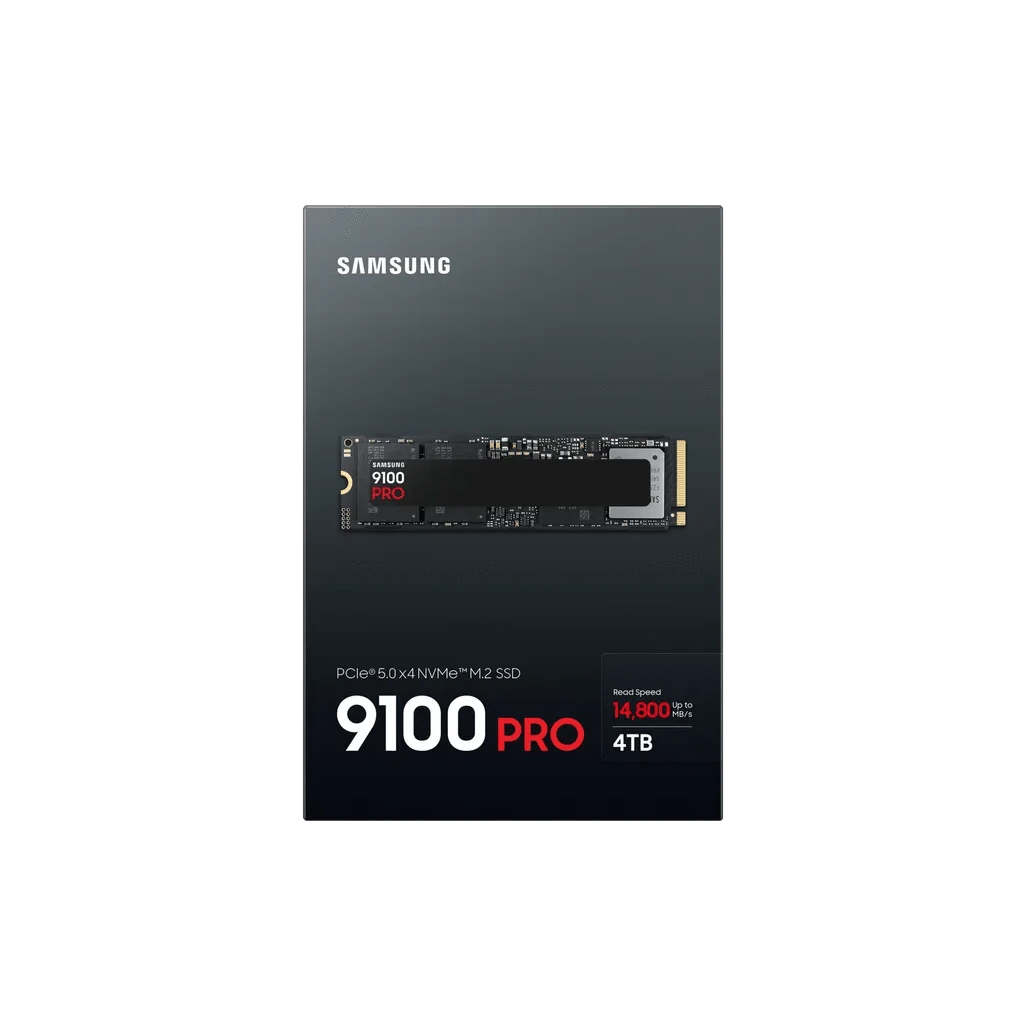 GUNMANSA Samsung 9100 PRO PCIe® 5.0 NVMe™ M.2 SSD - 4 TB, 4 TB, M.2, 14800 MB/s