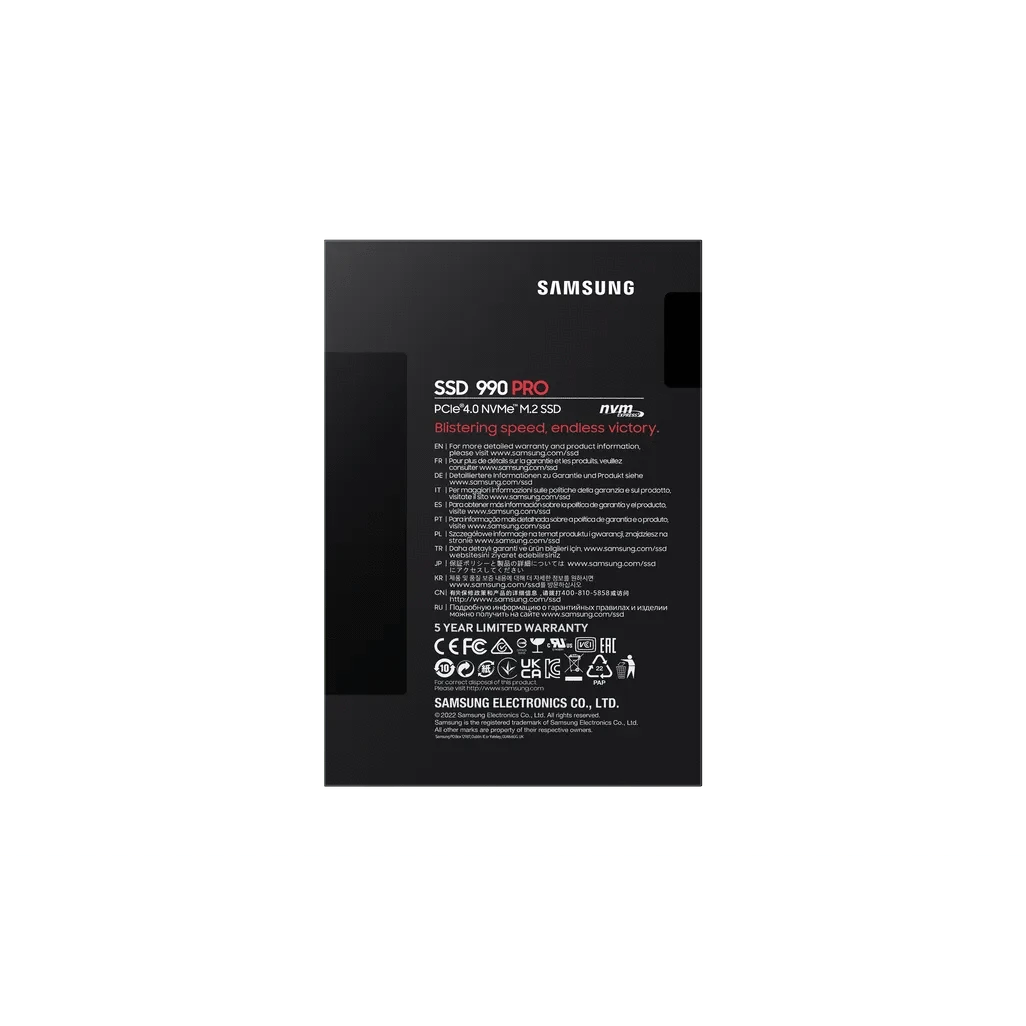 GUNMANSA Samsung 990 PRO, 2 TB, M.2, 7450 MB/s