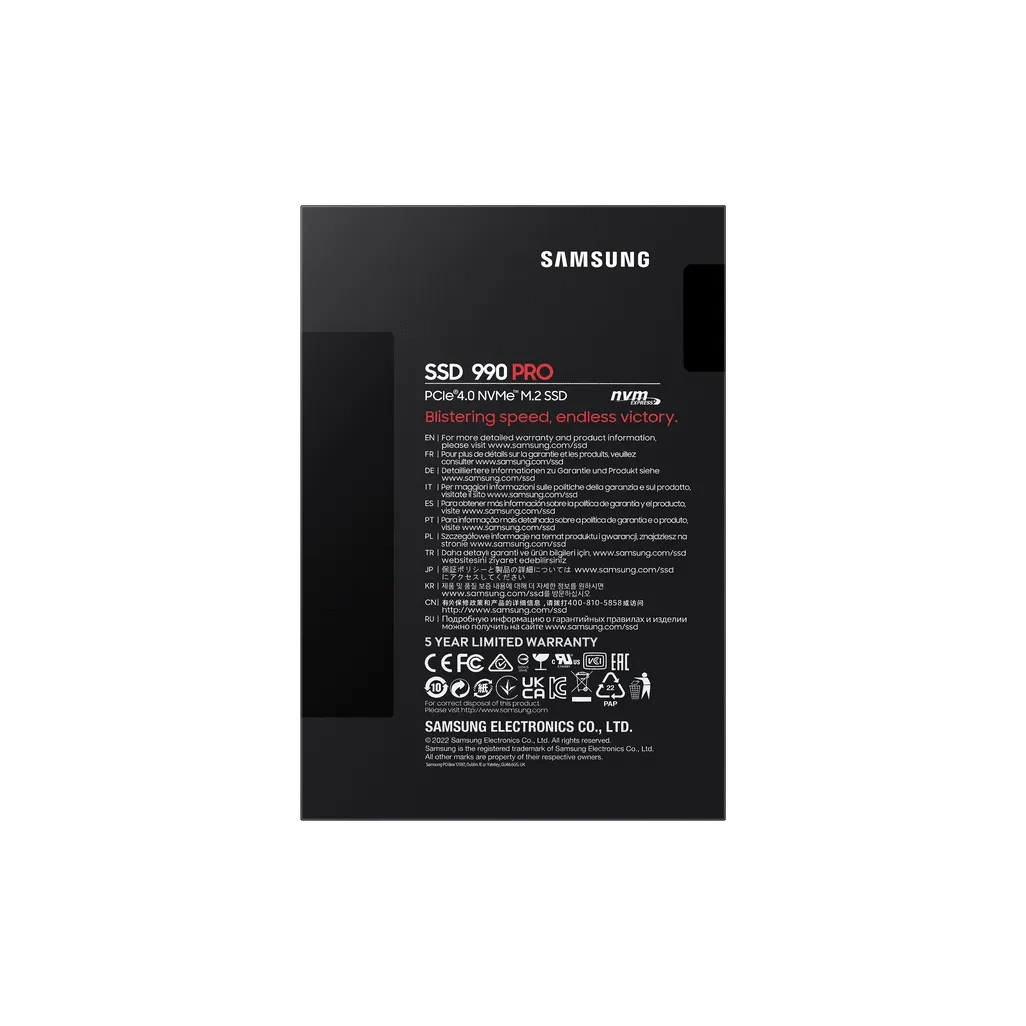 GUNMANSA Samsung 990 PRO, 4 TB, M.2, 7450 MB/s