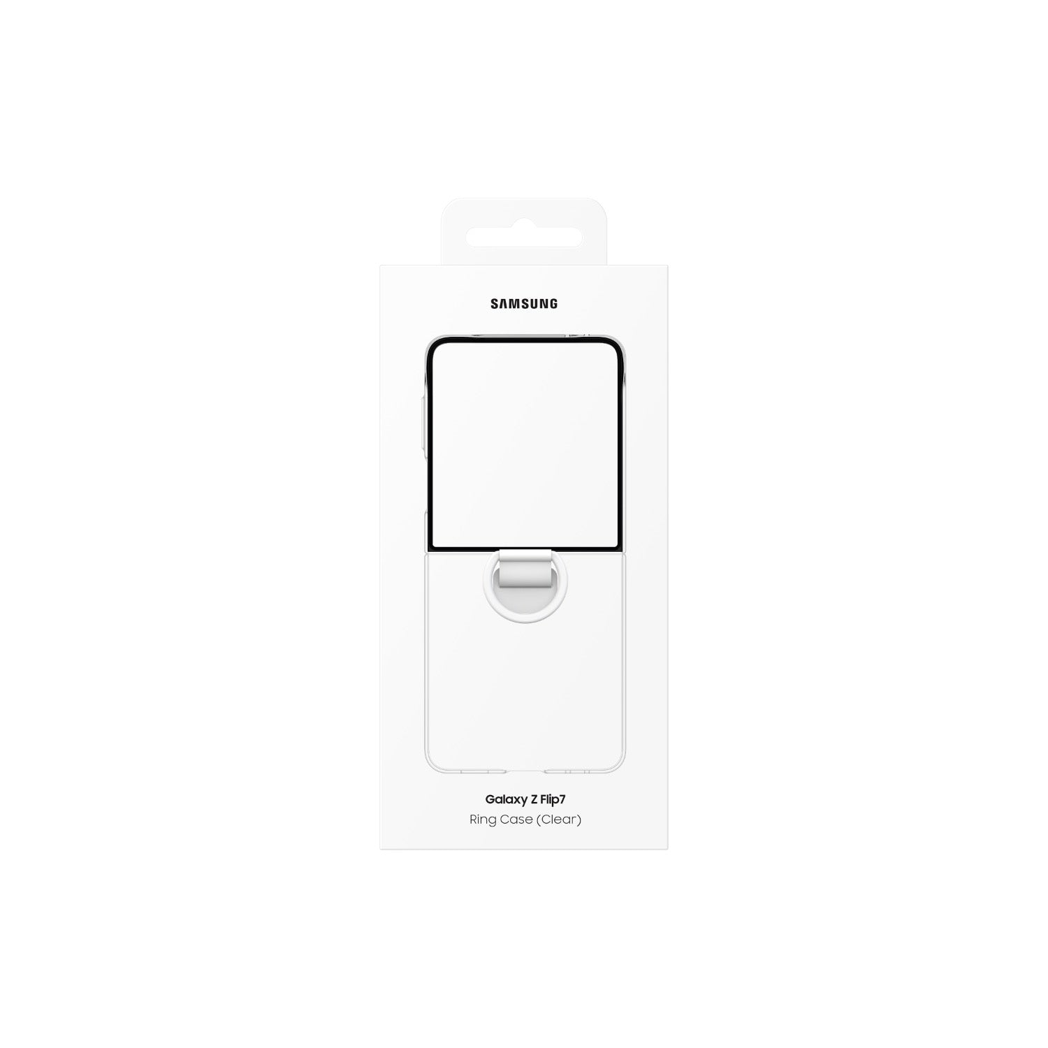 GUNMANSA Samsung Clear Cover With Ring - Samsung Galaxy Z Flip7 - Clear