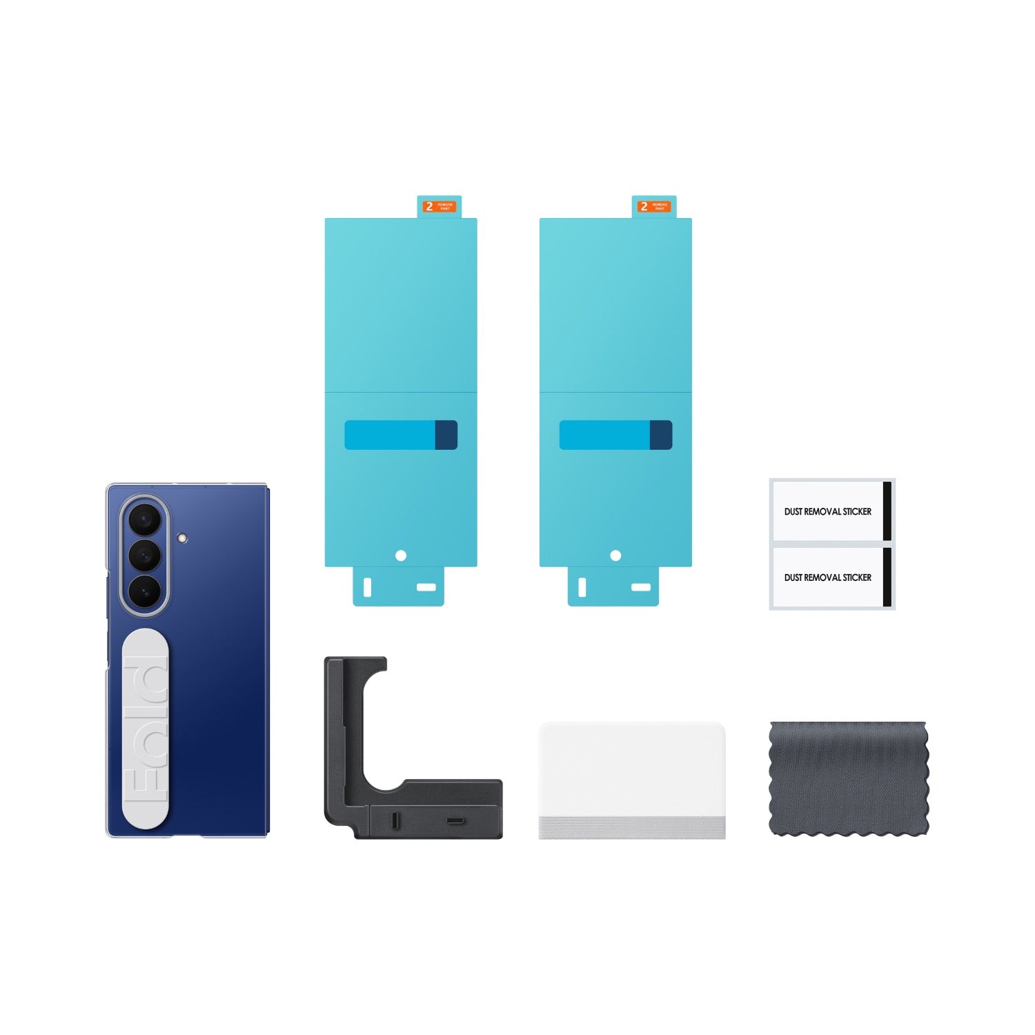 GUNMANSA Samsung Clear Grip Case - Samsung Galaxy Z Fold7 - Clear