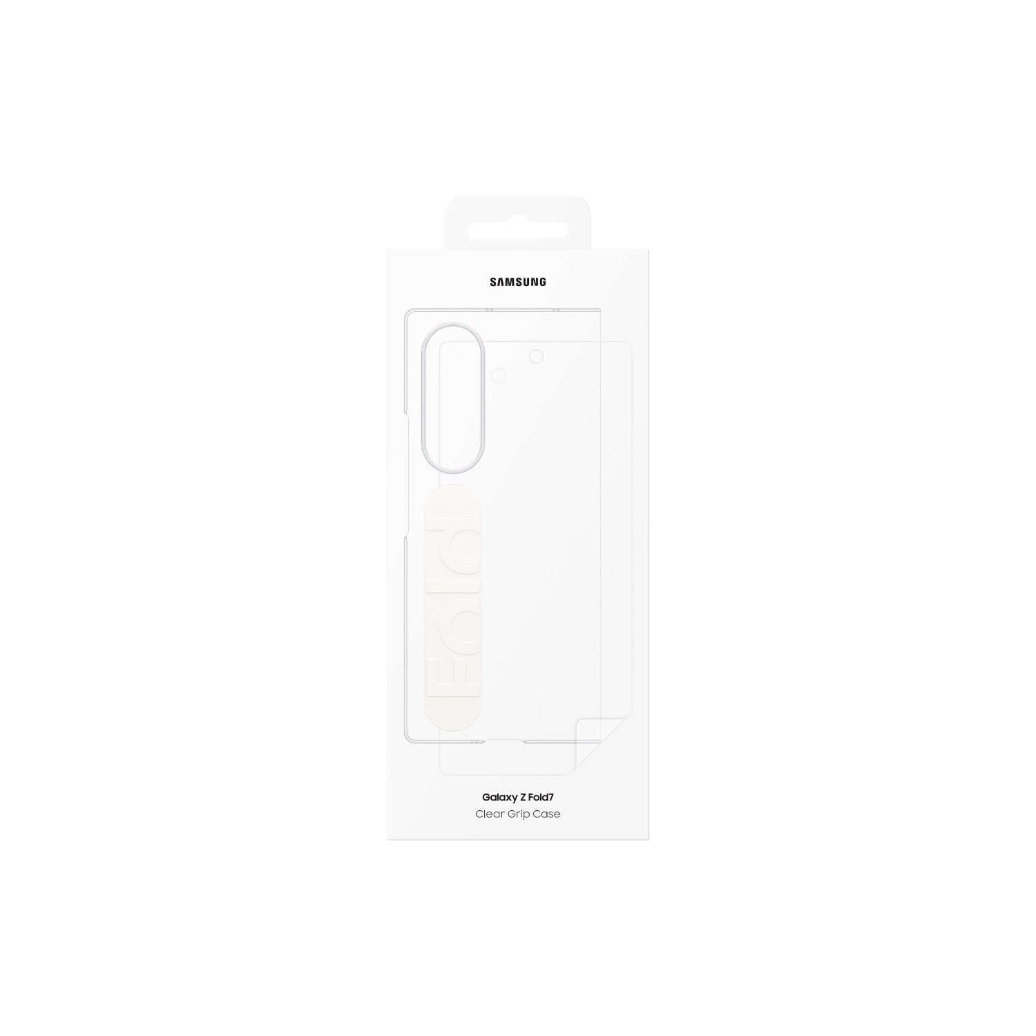 GUNMANSA Samsung Clear Grip Case - Samsung Galaxy Z Fold7 - Clear