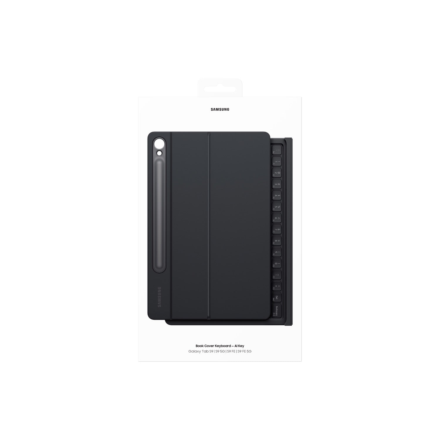 GUNMANSA Samsung Keyboard Book Cover AI Key - Samsung Galaxy Tab S10 Lite/S10 FE/S9 - Black