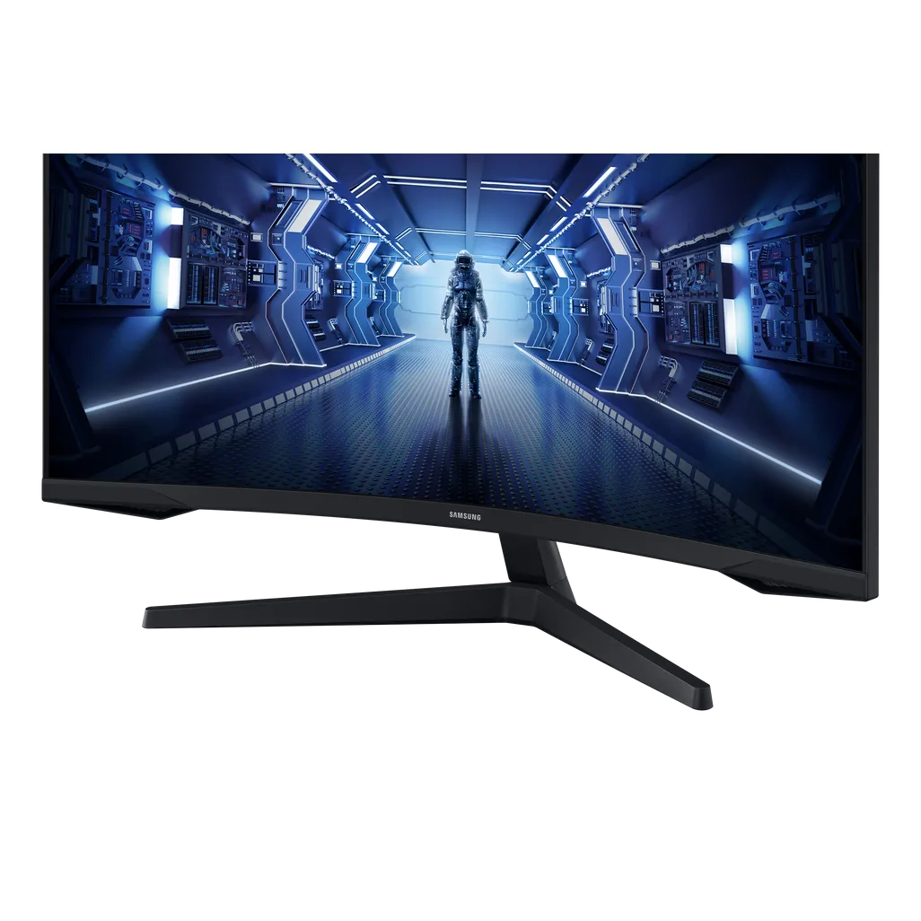GUNMANSA Samsung LC34G55TWW 34'' Odyssey G5 Ultra WQHD Curved Monitor; 21:9; 1000R; 3440X1440 Resolution; Max 165Hz; 2500:1 Static; 1ms (