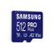 GUNMANSA Samsung MB-MD512SA PRO Plus microSDXC 512GB Memory Card; Read : up to 180MB/s Write : up to 130MB/s  with UHS-1 interface; Speed