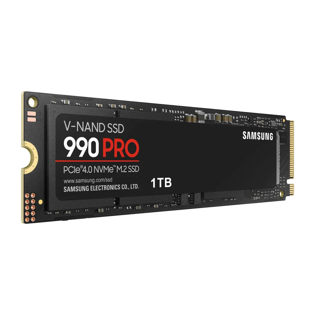 GUNMANSA SAMSUNG MZ-V9P1T0BW 990 PRO 1 TB NVMe SSD - Read Speed up to 7450 MB/s; Write Speed to up 6900 MB/s; Random Read up to 1200000 I