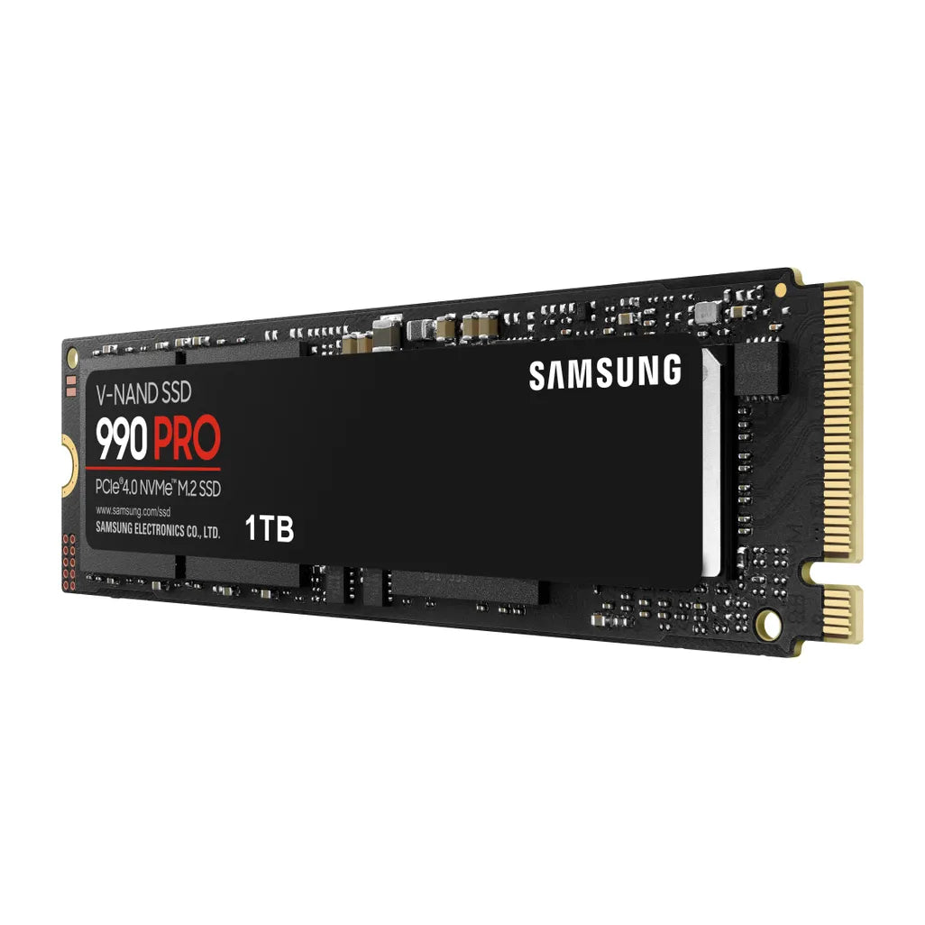 GUNMANSA SAMSUNG MZ-V9P1T0BW 990 PRO 1 TB NVMe SSD - Read Speed up to 7450 MB/s; Write Speed to up 6900 MB/s; Random Read up to 1200000 I