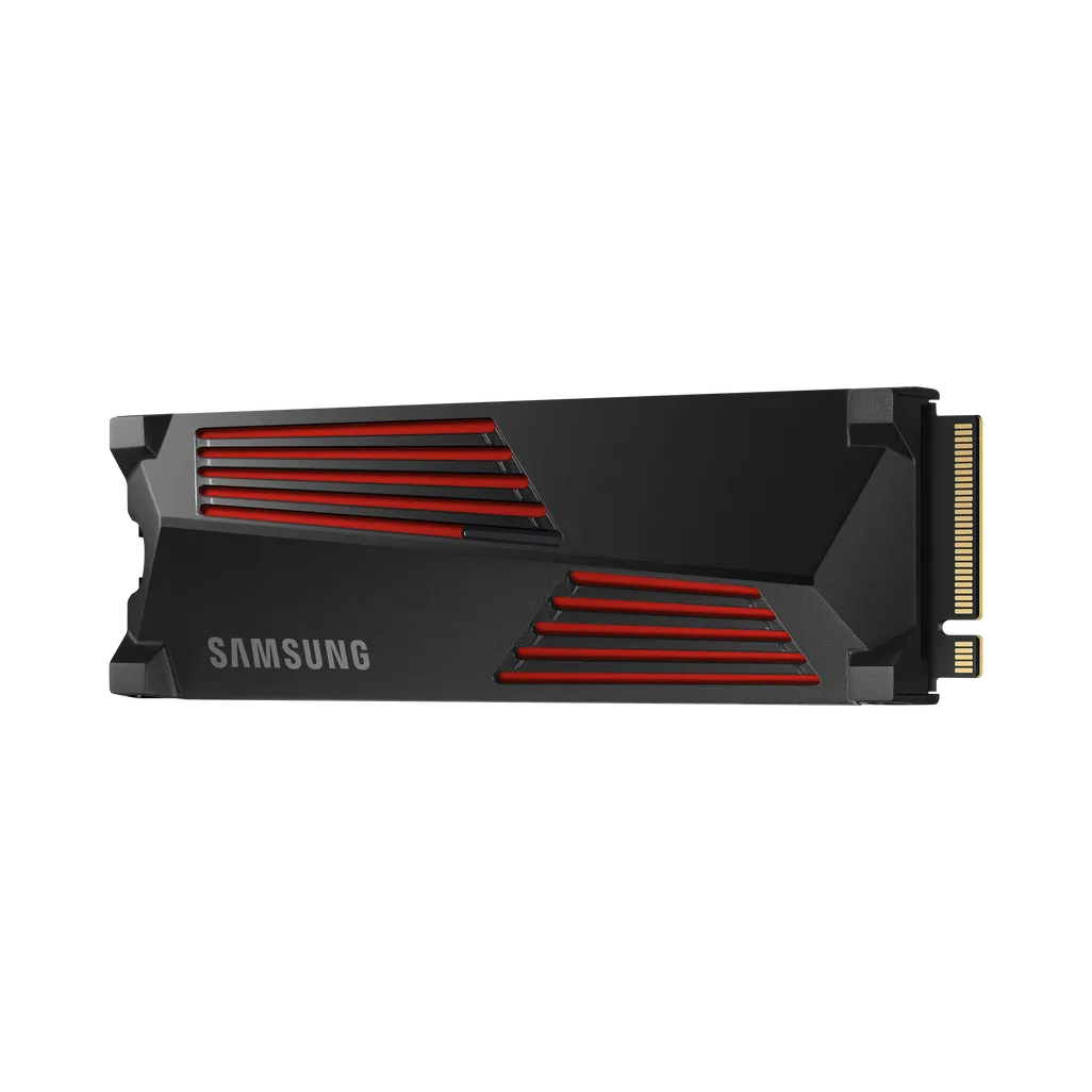 GUNMANSA SAMSUNG MZ-V9P1T0CW 990 PRO 1 TB NVMe SSD W/Heatsink - Read Speed up to 7450 MB/s; Write Speed to up 6900 MB/s; Random Read up t