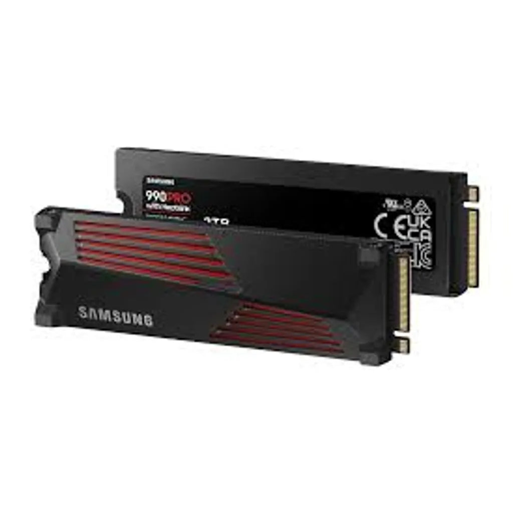 GUNMANSA SAMSUNG MZ-V9P1T0CW 990 PRO 1 TB NVMe SSD W/Heatsink - Read Speed up to 7450 MB/s; Write Speed to up 6900 MB/s; Random Read up t
