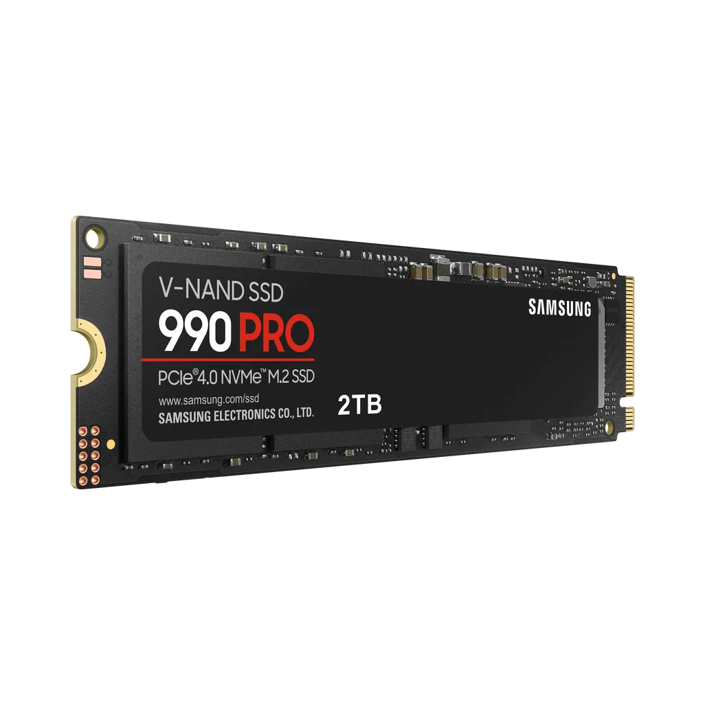 GUNMANSA SAMSUNG MZ-V9P2T0BW 990 PRO 2 TB NVMe SSD - Read Speed up to 7450 MB/s; Write Speed to up 6900 MB/s; Random Read up to 1400000 I