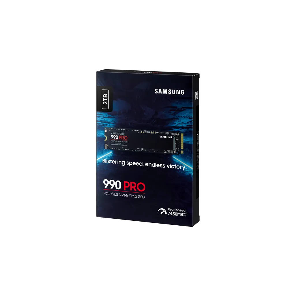 GUNMANSA SAMSUNG MZ-V9P2T0BW 990 PRO 2 TB NVMe SSD - Read Speed up to 7450 MB/s; Write Speed to up 6900 MB/s; Random Read up to 1400000 I