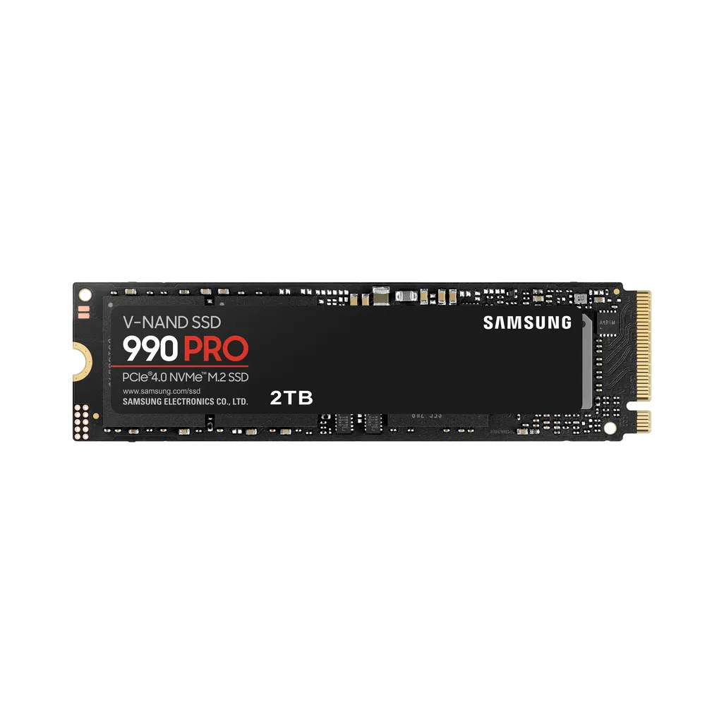 GUNMANSA SAMSUNG MZ-V9P2T0BW 990 PRO 2 TB NVMe SSD - Read Speed up to 7450 MB/s; Write Speed to up 6900 MB/s; Random Read up to 1400000 I