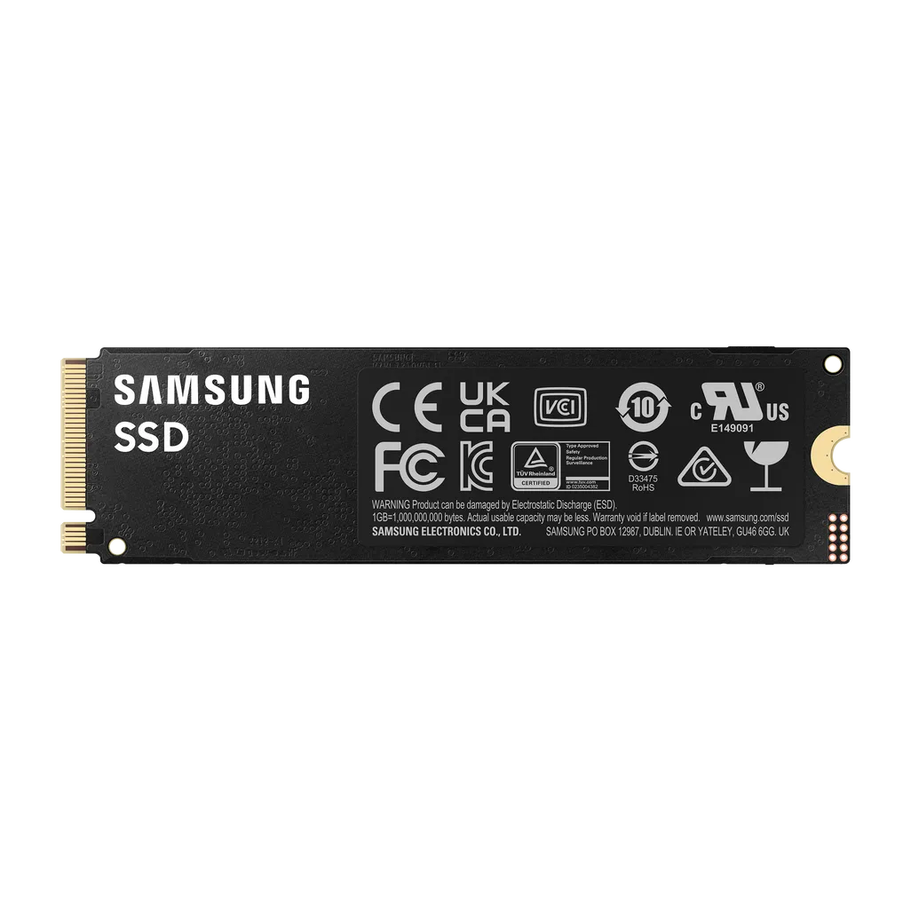 GUNMANSA SAMSUNG MZ-V9P4T0BW 990 PRO 4 TB NVMe SSD - Read Speed up to 7450 MB/s; Write Speed to up 6900 MB/s; Random Read up to 1400000 I