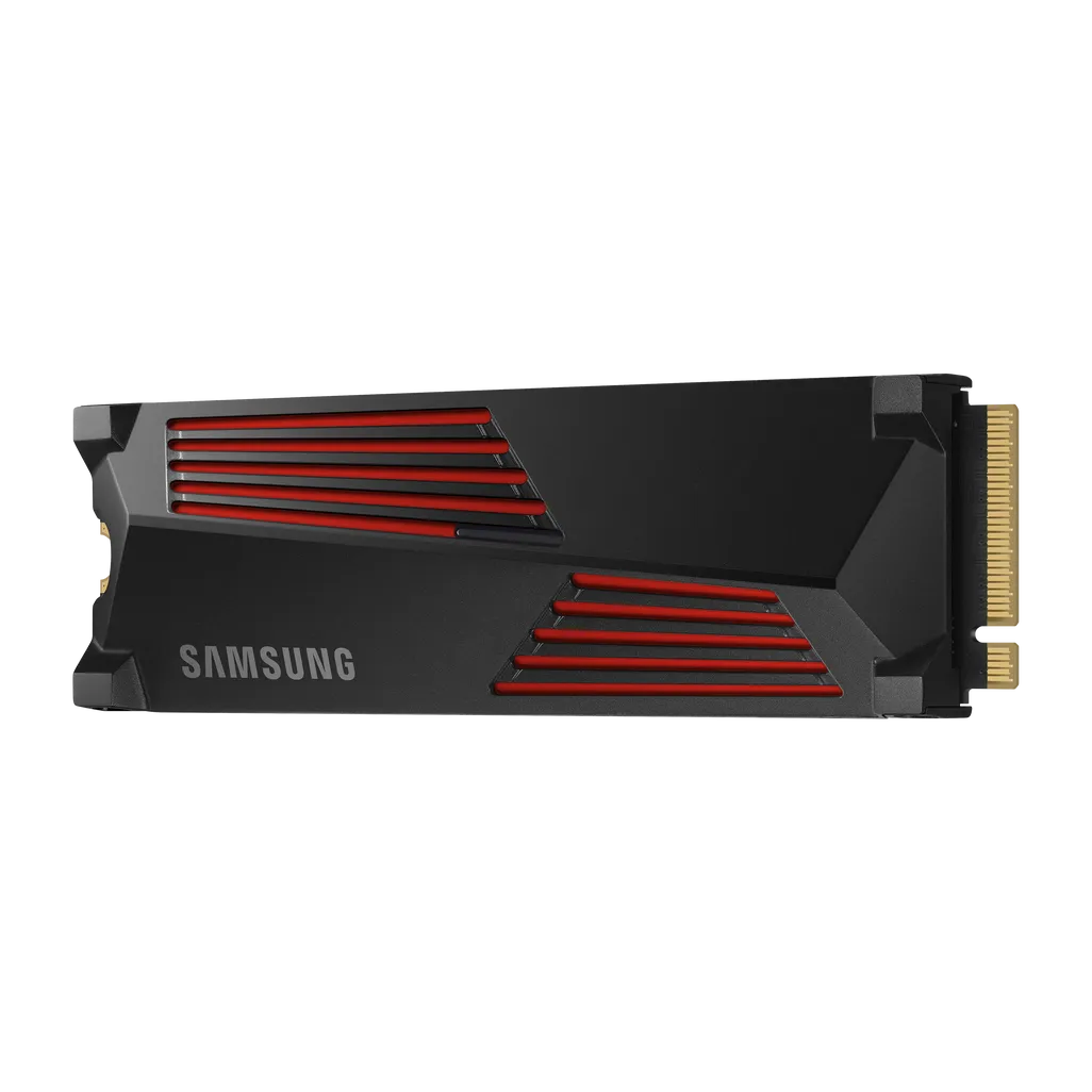 GUNMANSA SAMSUNG MZ-V9P4T0CW 990 PRO 4 TB NVMe SSD W/Heatsink - Read Speed up to 7450 MB/s; Write Speed to up 6900 MB/s; Random Read up t