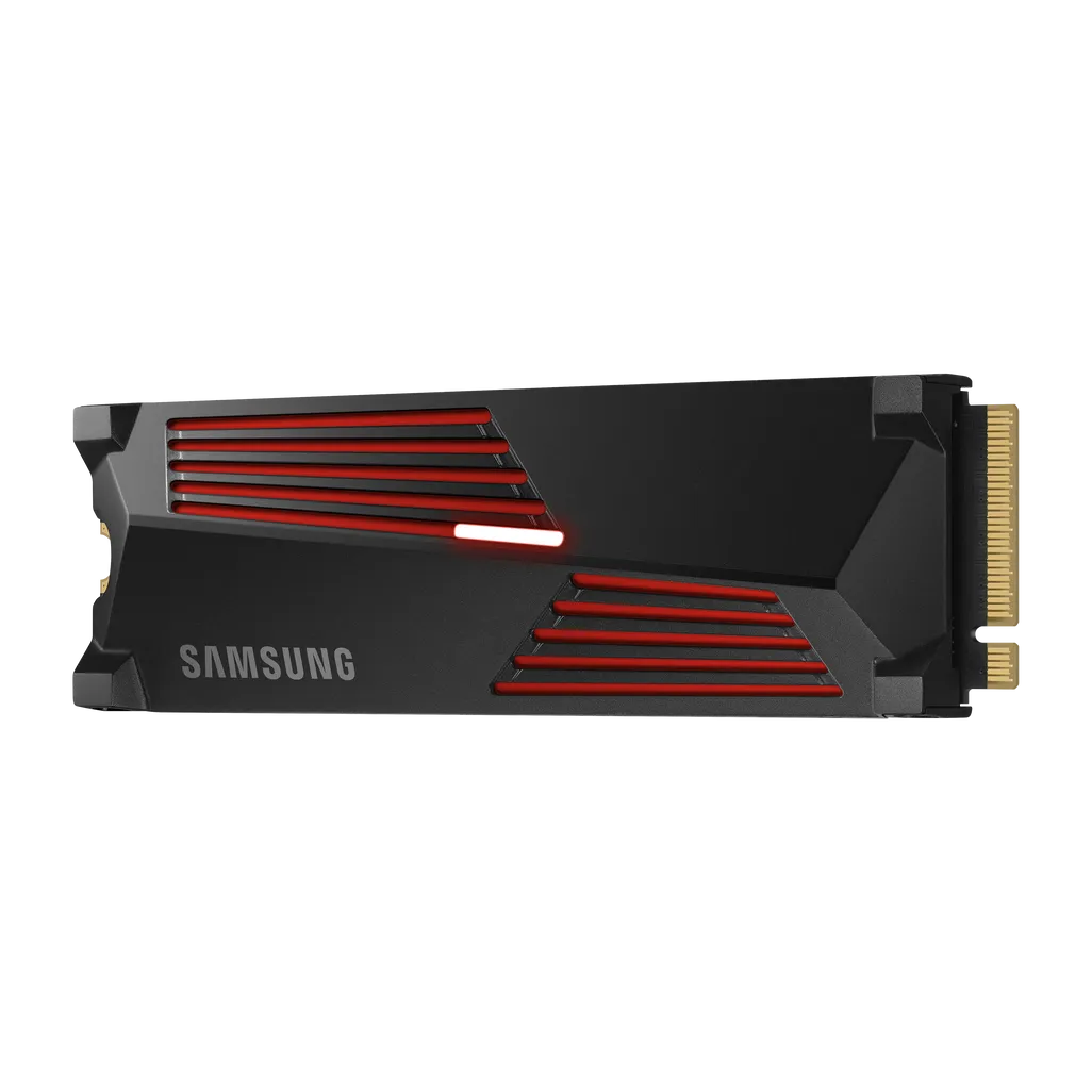 GUNMANSA SAMSUNG MZ-V9P4T0CW 990 PRO 4 TB NVMe SSD W/Heatsink - Read Speed up to 7450 MB/s; Write Speed to up 6900 MB/s; Random Read up t