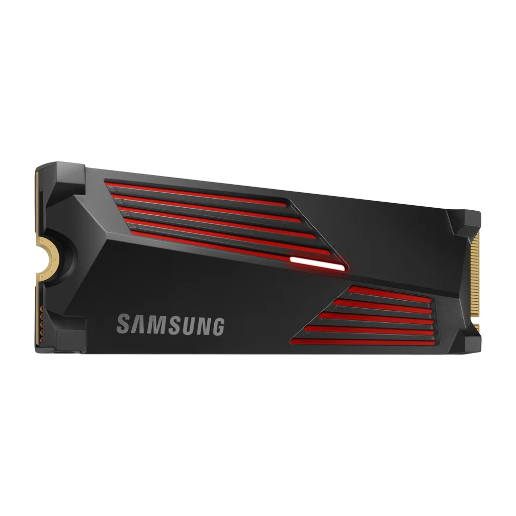 GUNMANSA SAMSUNG MZ-V9P4T0CW 990 PRO 4 TB NVMe SSD W/Heatsink - Read Speed up to 7450 MB/s; Write Speed to up 6900 MB/s; Random Read up t