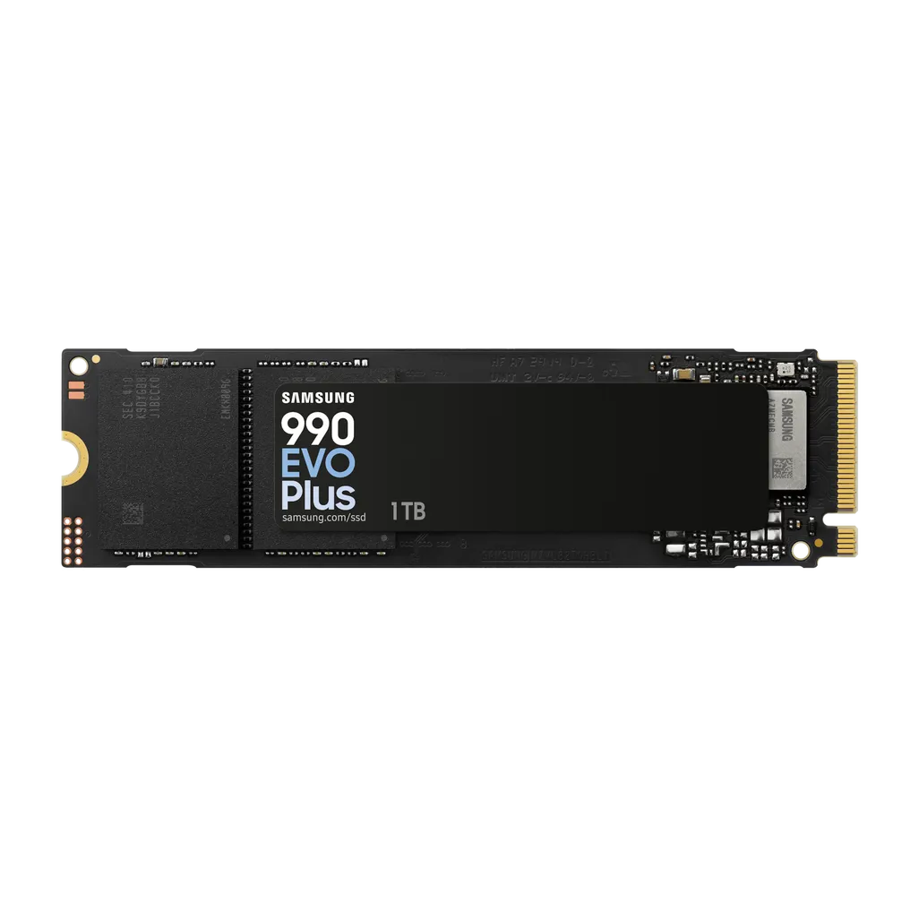 GUNMANSA SAMSUNG MZ-V9S1T0BW 990 EVO Plus 1TB NVMe SSD - Read Speed up to 7150 MB/s; Write Speed to up 6300 MB/s; Random Read up to 850;0