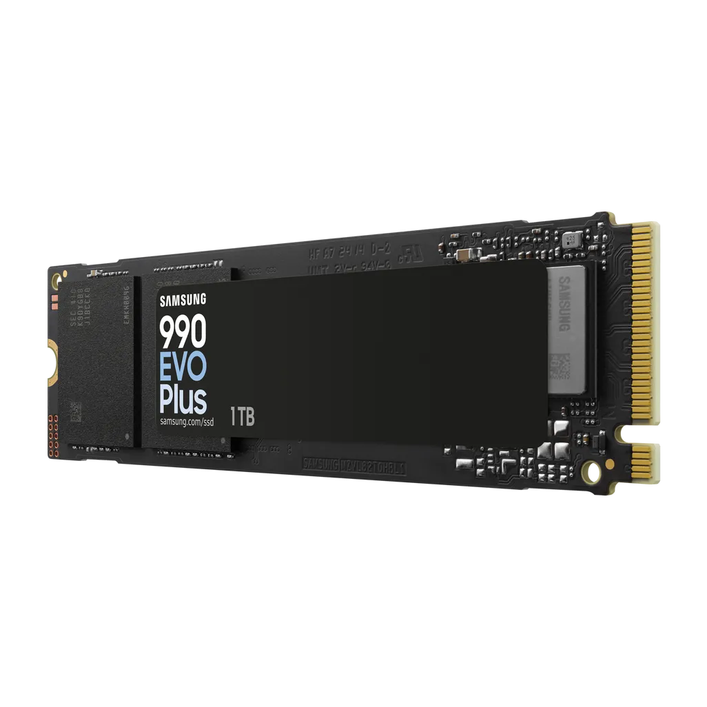 GUNMANSA SAMSUNG MZ-V9S1T0BW 990 EVO Plus 1TB NVMe SSD - Read Speed up to 7150 MB/s; Write Speed to up 6300 MB/s; Random Read up to 850;0