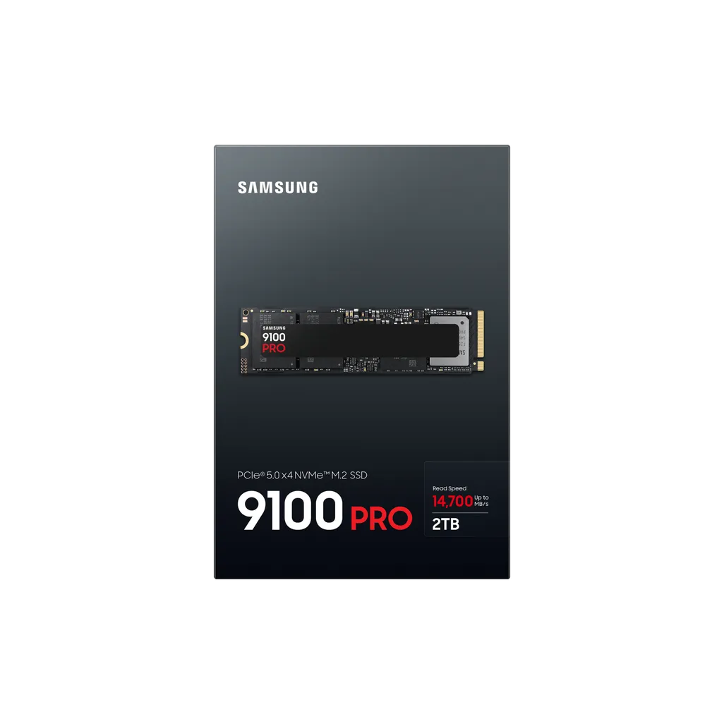 GUNMANSA SAMSUNG MZ-VAP2T0BW 9100 PRO 2 TB NVMe SSD - Read Speed up to 14 700 MB/s; Write Speed to up 13 300 MB/s; Random Read up to 1 85