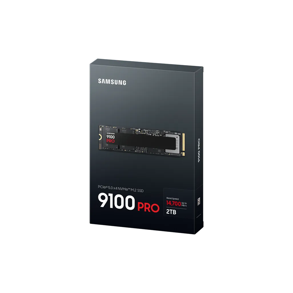 GUNMANSA SAMSUNG MZ-VAP2T0BW 9100 PRO 2 TB NVMe SSD - Read Speed up to 14 700 MB/s; Write Speed to up 13 300 MB/s; Random Read up to 1 85