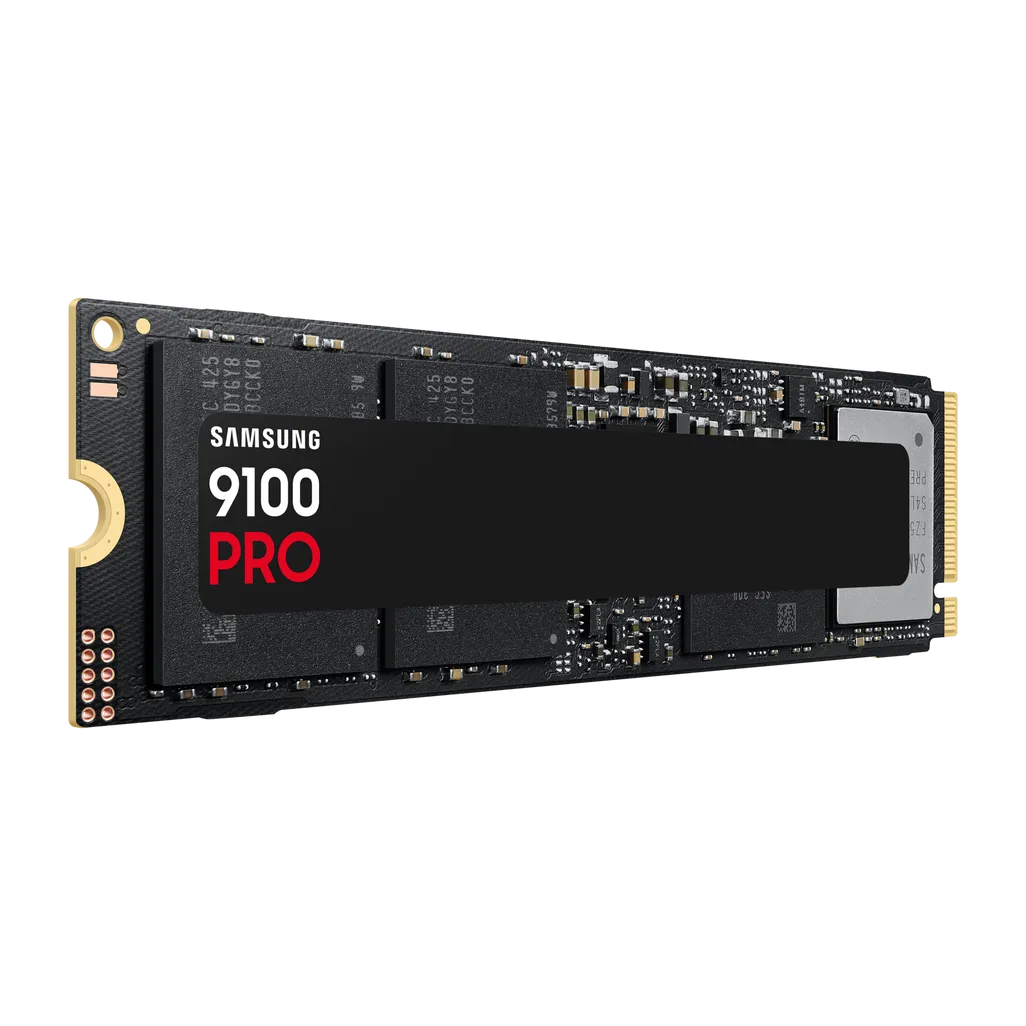 GUNMANSA SAMSUNG MZ-VAP4T0BW 9100 PRO 4 TB NVMe SSD - Read Speed up to 14 800 MB/s; Write Speed to up 13 400 MB/s; Random Read up to 2 25