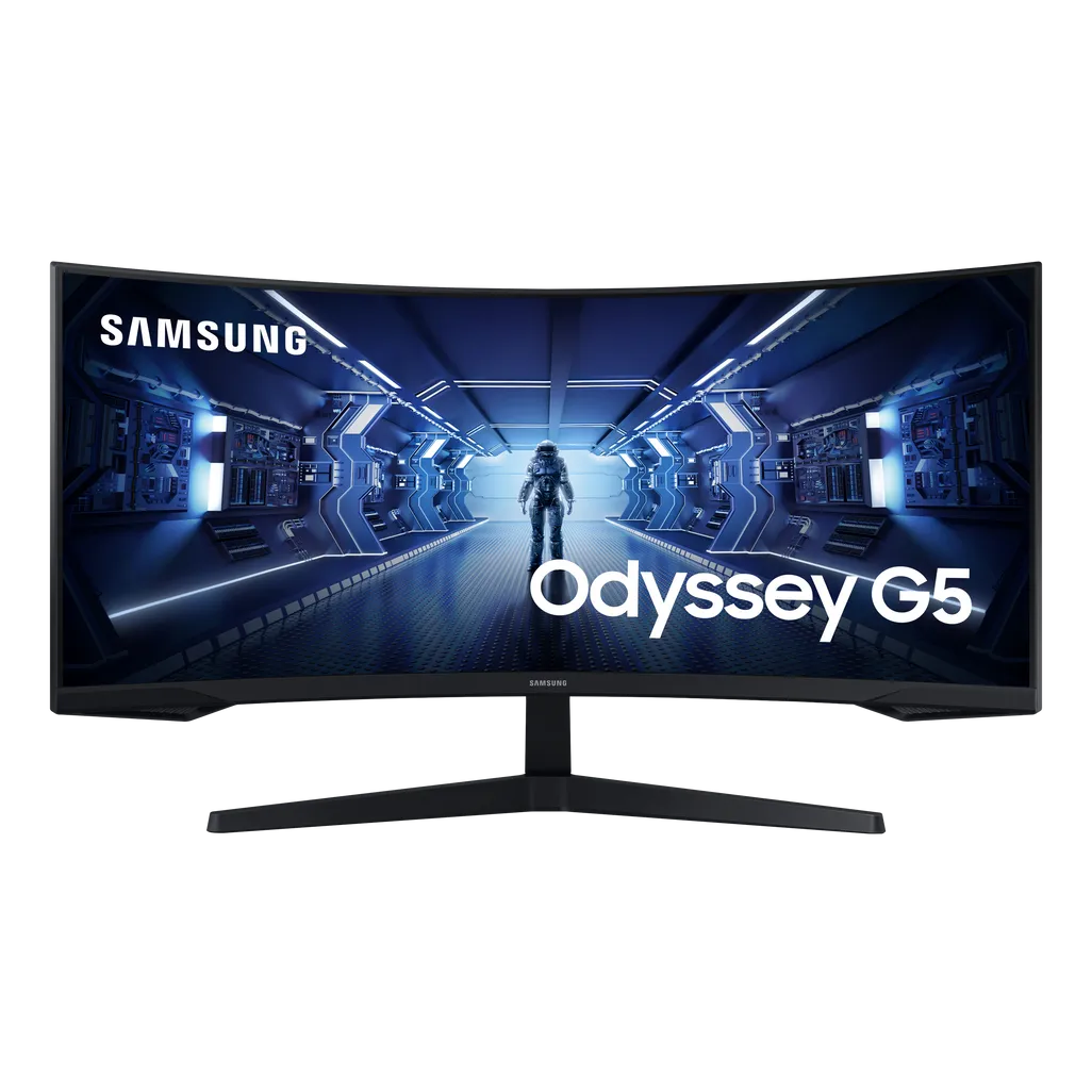 GUNMANSA Samsung Odyssey C34G55TWWP, 86.4 cm (34"), 3440 x 1440 pixels, UltraWide Dual Quad HD