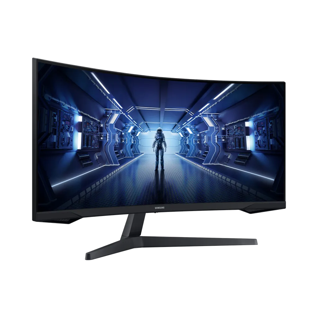 GUNMANSA Samsung Odyssey C34G55TWWP, 86.4 cm (34"), 3440 x 1440 pixels, UltraWide Dual Quad HD