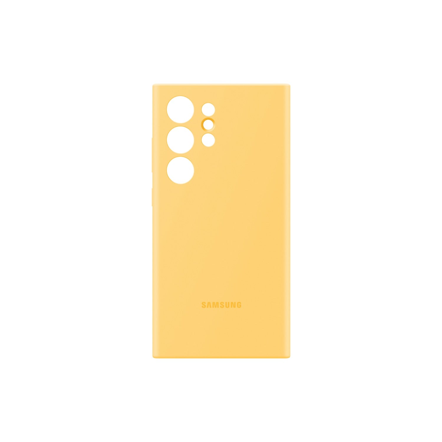 GUNMANSA Samsung Silicone Cover - Samsung Galaxy S24 Ultra - Yellow