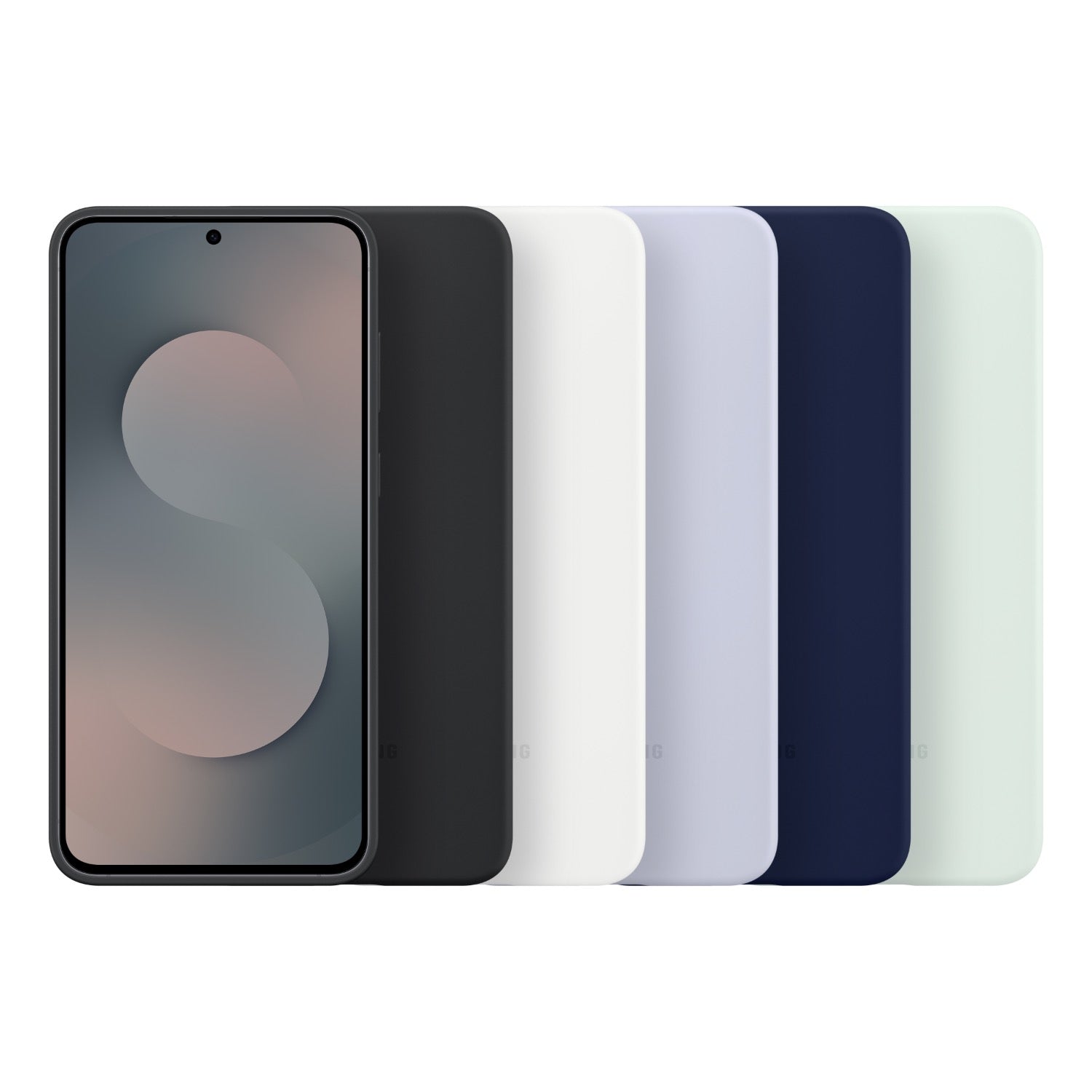 GUNMANSA Samsung Silicone Cover - Samsung Galaxy S25 FE - Black