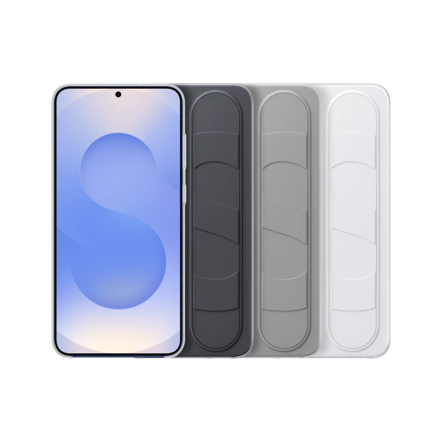 GUNMANSA Samsung Standing Grip Cover - Samsung Galaxy S25+ - Black