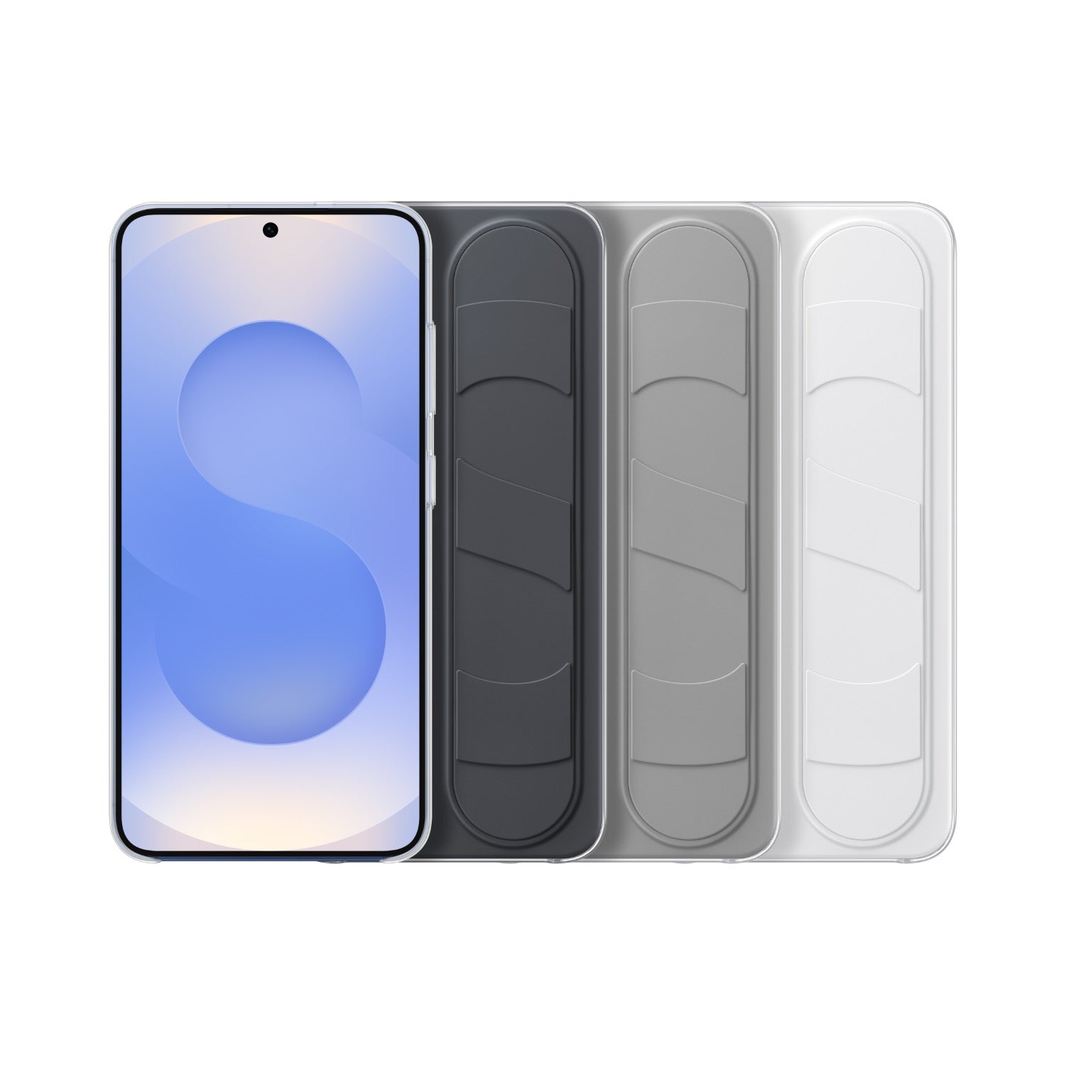 GUNMANSA Samsung Standing Grip Cover - Samsung Galaxy S25 - Black