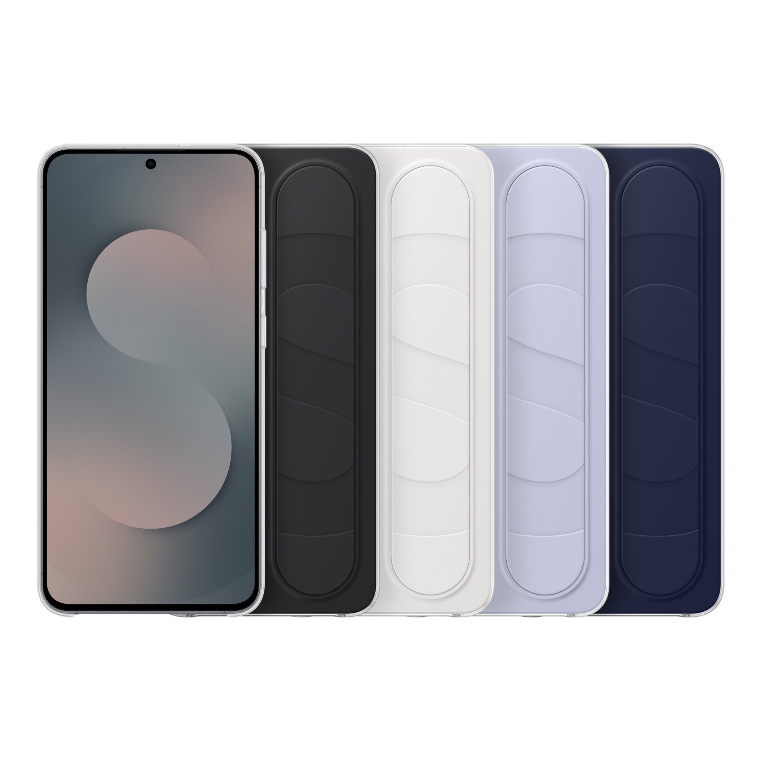 GUNMANSA Samsung Standing Grip Cover - Samsung Galaxy S25 FE - Black