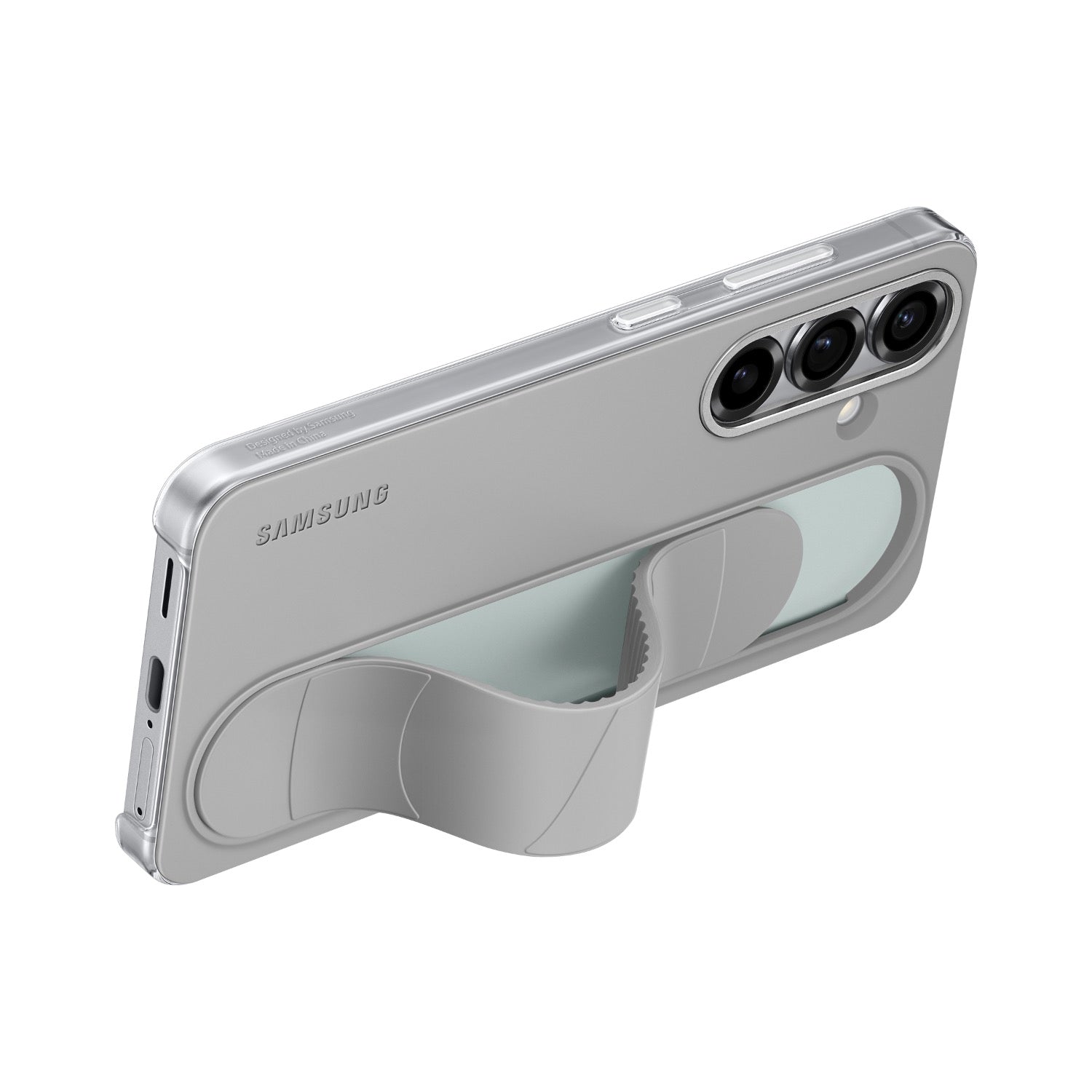 GUNMANSA Samsung Standing Grip Cover - Samsung Galaxy S25 - Grey