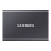 GUNMANSA Samsung T5 EVO Portable SSD 2 TB; Transfer speed up to 460 MB/s; USB 3.2 (Gen1, 5Gbps) backwards compatible, AES 256-bit hardware encryption, Windows®, macOS®, Android™ Compatible Colour: Black