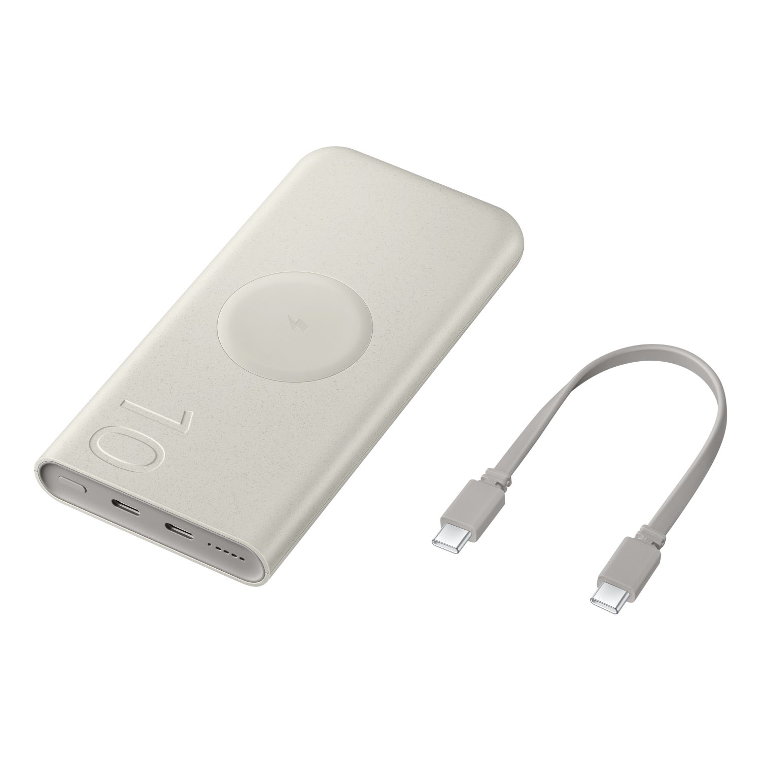 GUNMANSA Samsung Wireless Powerbank - 10000mAh - Beige