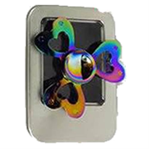 GUNMANSA Sceedo Fidget Spinner 3 Arm Heart Chrome No Packaging No