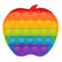 GUNMANSA Sceedo Pop It Bubble Apple Fidget  Rainbow