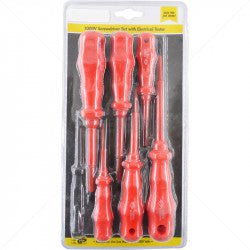 GUNMANSA Screwdriver Set - 7 Piece 1000V With Tester HON7810 Part No: TL73-3
