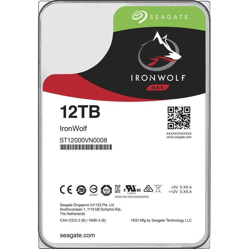 GUNMANSA SEAGATE 12TB HDD NAS IronWolf 3.5 Size SATA