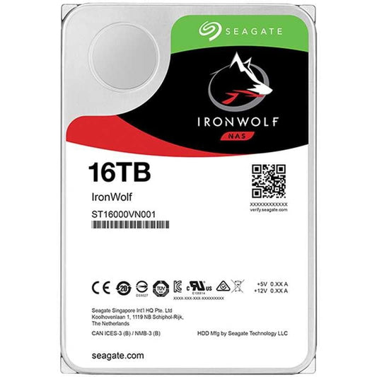 GUNMANSA SEAGATE 16TB HDD NAS IronWolf 3.5 Size SATA