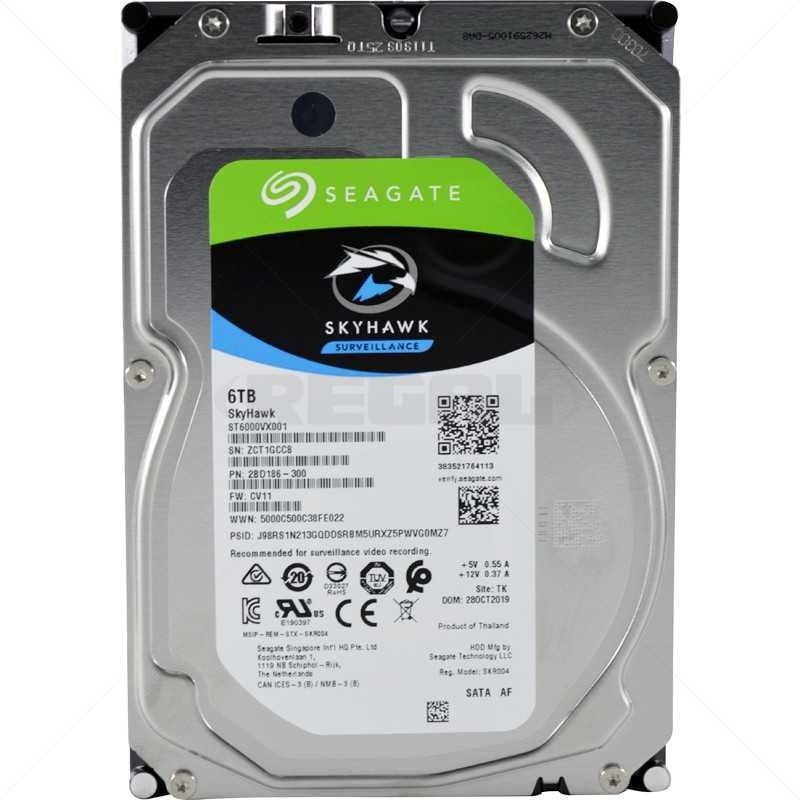 GUNMANSA SEAGATE 6TB HDD Surveillance Storage SkyHawk 3.5 Size SATA