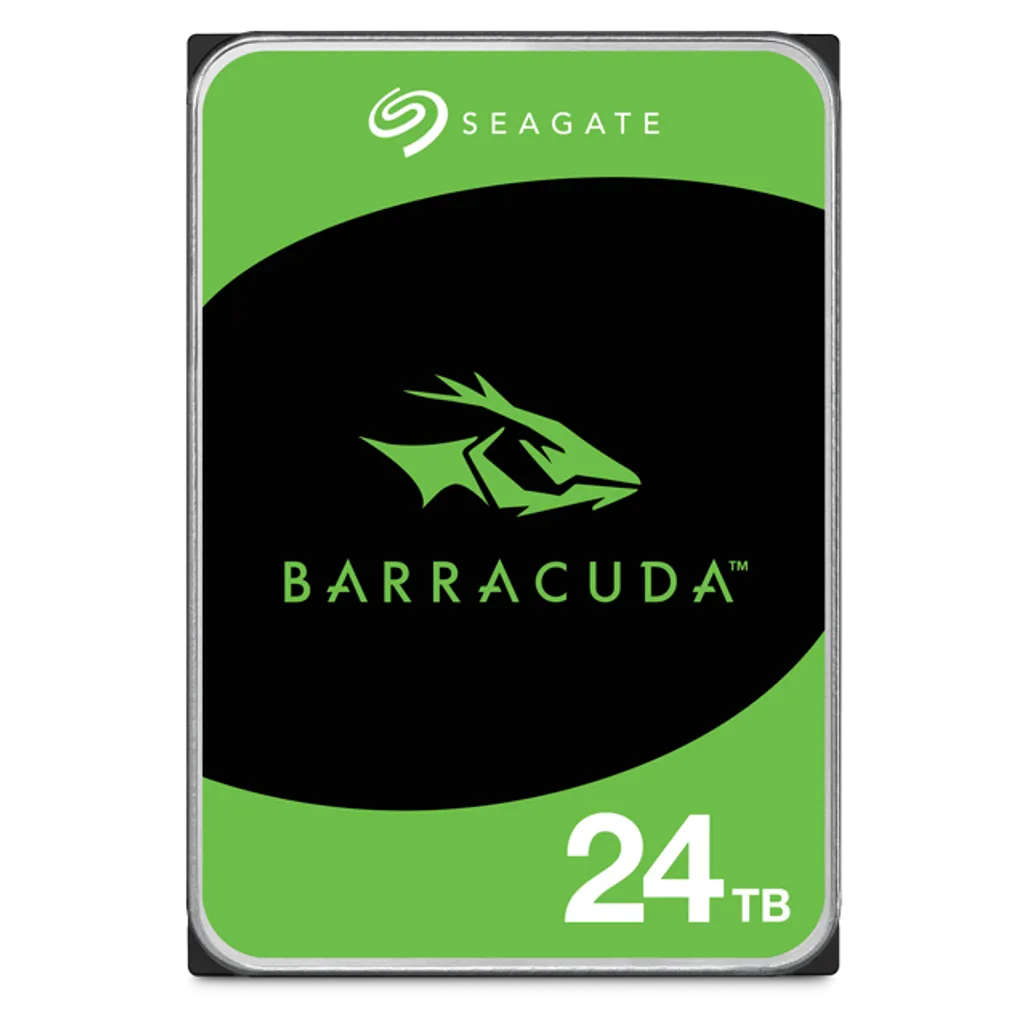 GUNMANSA Seagate Barracuda Desktop 24TB HDD, 24 TB, 7200 RPM, 512 MB, 3.5", Serial ATA