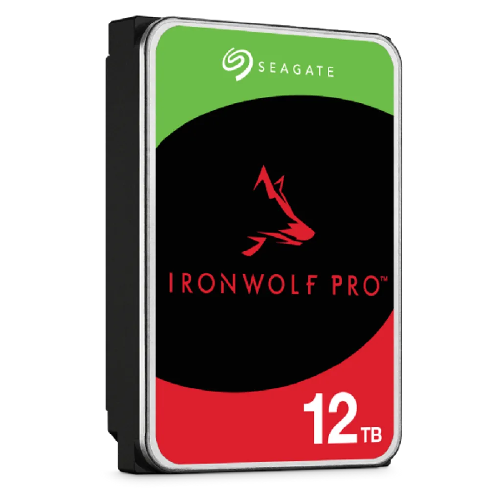 GUNMANSA Seagate Ironwolf Pro ST12000NT001 12TB 3.5'' HDD NAS Drives 7200 RPM; SATA 6GB/s Interface; 256MB Cache;550TB/Year; Unlimited Ba