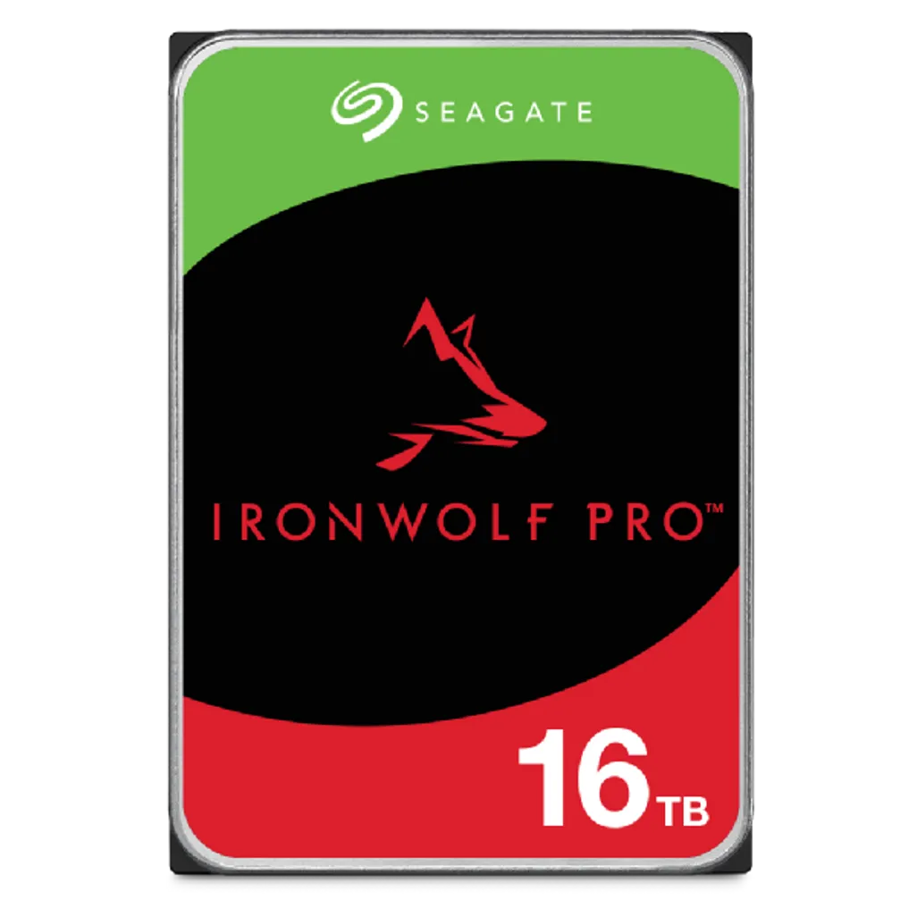 GUNMANSA Seagate Ironwolf Pro ST16000NT001 16TB 3.5'' HDD NAS Drives 7200 RPM; SATA 6GB/s Interface; 256MB Cache;550TB/Year; Unlimited Ba