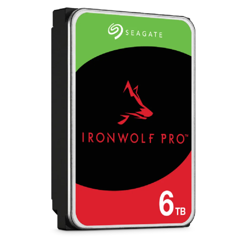 GUNMANSA Seagate Ironwolf Pro ST6000NT001 6TB 3.5'' HDD NAS Drives 7200 RPM; SATA 6GB/s Interface; 256MB Cache;550TB/Year; Unlimited Bays