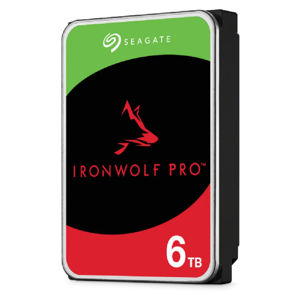 GUNMANSA Seagate Ironwolf Pro ST6000NT001 6TB 3.5'' HDD NAS Drives 7200 RPM; SATA 6GB/s Interface; 256MB Cache;550TB/Year; Unlimited Bays