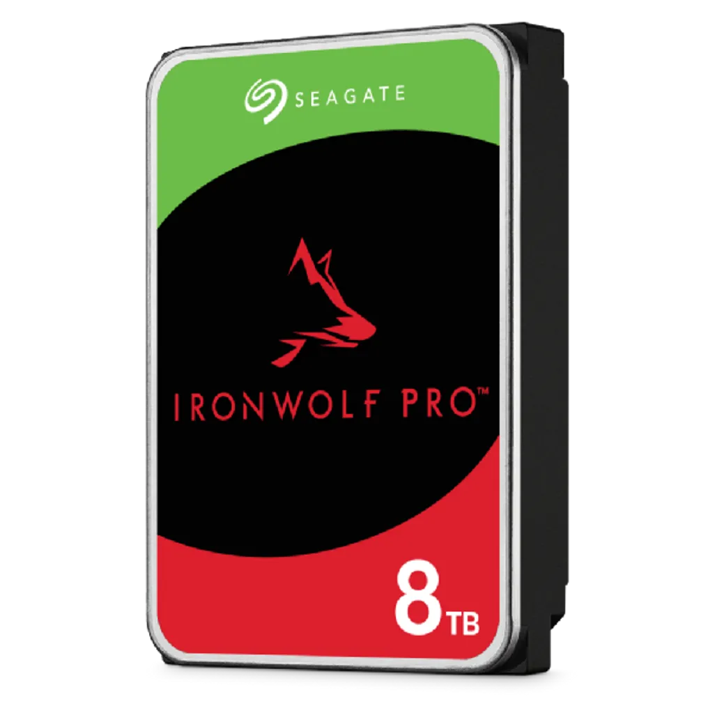 GUNMANSA Seagate Ironwolf Pro ST8000NT001 8TB 3.5'' HDD NAS Drives 7200 RPM; SATA 6GB/s Interface; 256MB Cache;550TB/Year; Unlimited Bays