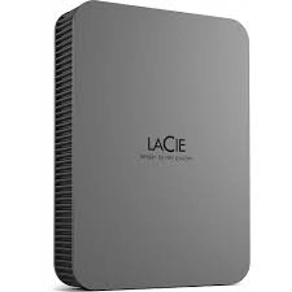 GUNMANSA Seagate LaCie 5TB; USB-C; USB 3.1; Aluminum enclosure; Silver