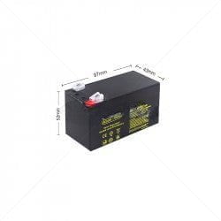 GUNMANSA Securi-Prod Battery 12V 1.3Ah SLA Part No: BA02-2